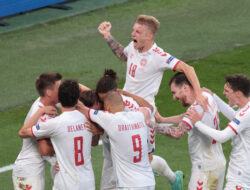 Libas Rusia 4-1, Denmark Melenggang ke 16 besar