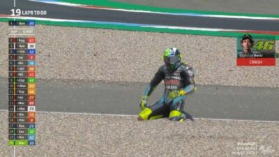 Rossi Jatuh Lagi