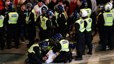 Polisi Tangkap 49 Pelaku Kericuhan di Final Piala Eropa 2020