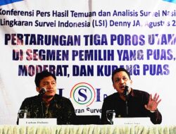 LSI Denny JA: Poros KIB Kuasai Pemilih Moderat