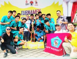 Menang Adu Penalti, Tim DPP Mapancas Juarai Turnamen Futsal Kemenpora