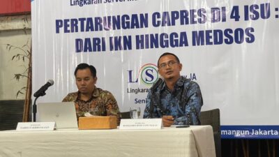LSI: Delapan Bulan Jelang Pilpres, Prabowo Masih Unggul