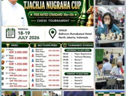 Ratusan Peserta dari 4 Negara Ramaikan Turnamen Fide Rating 2026, di Batavi Hotel Semper
